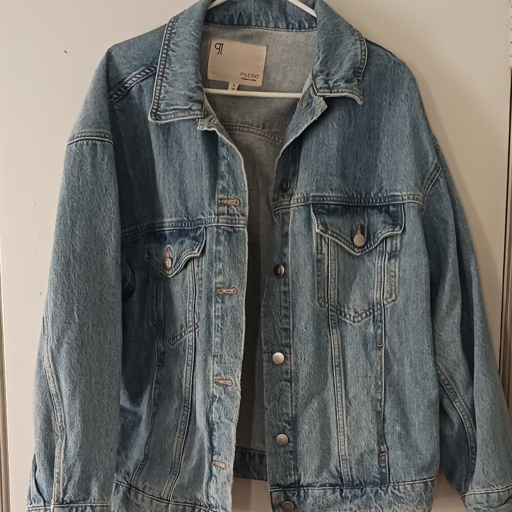 Anthropologie Weston Denim Pilcro Boyfriend Jacket